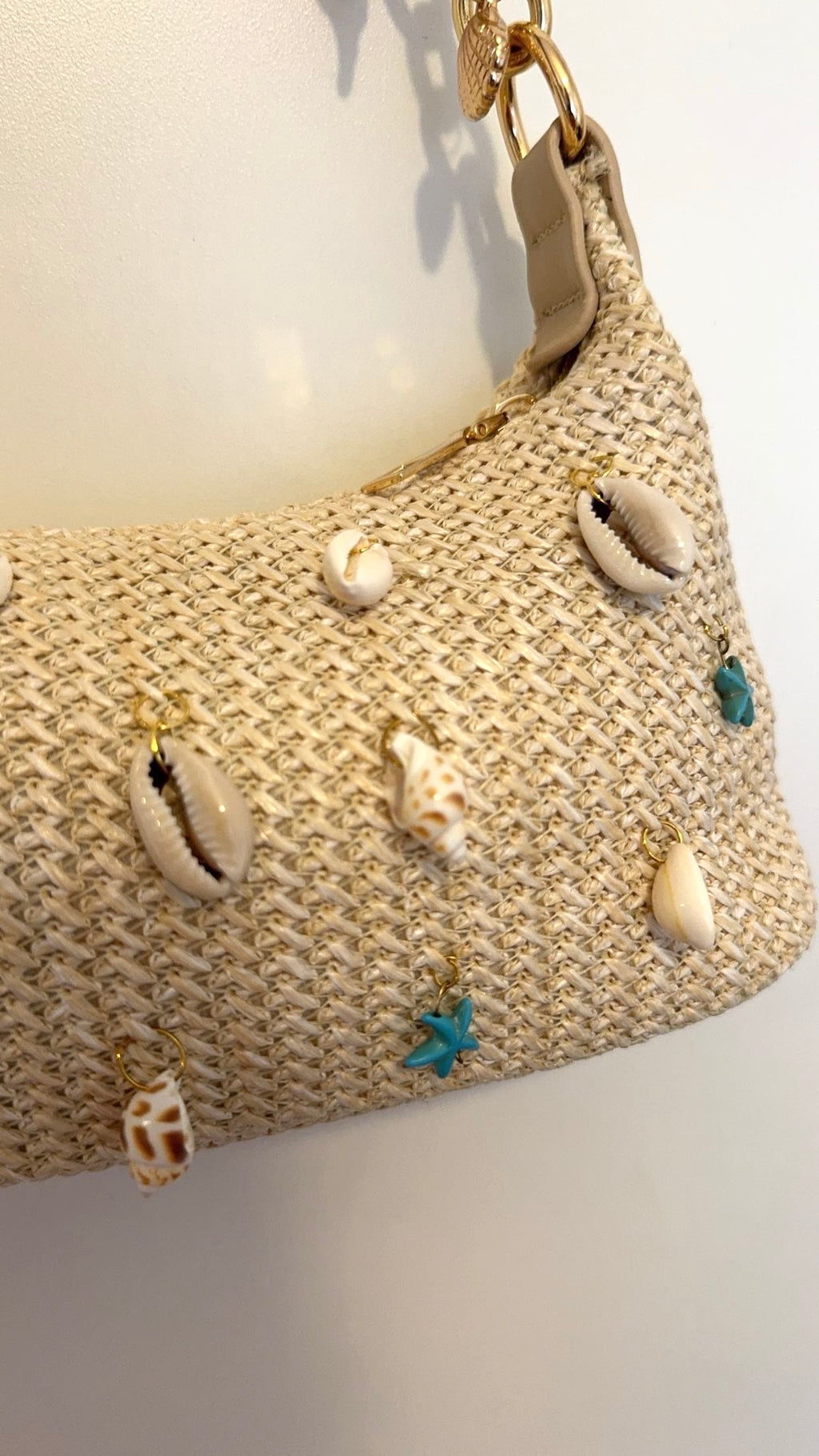 Sac Maldives – Sac crochet beige personnalisé