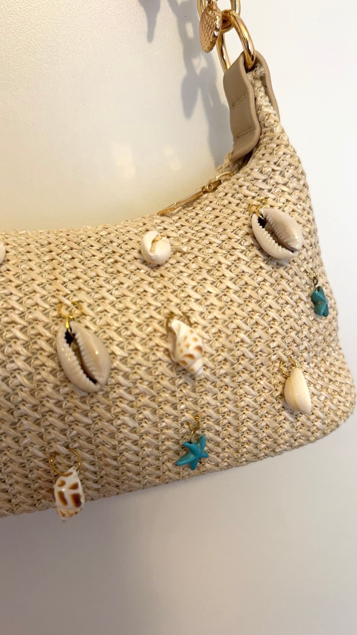 Sac Maldives – Sac crochet beige personnalisé