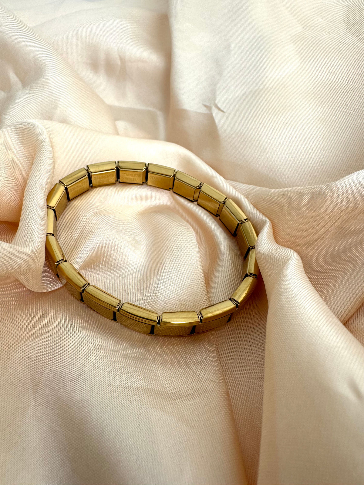 Bracelet italien Léane | Or sans motif