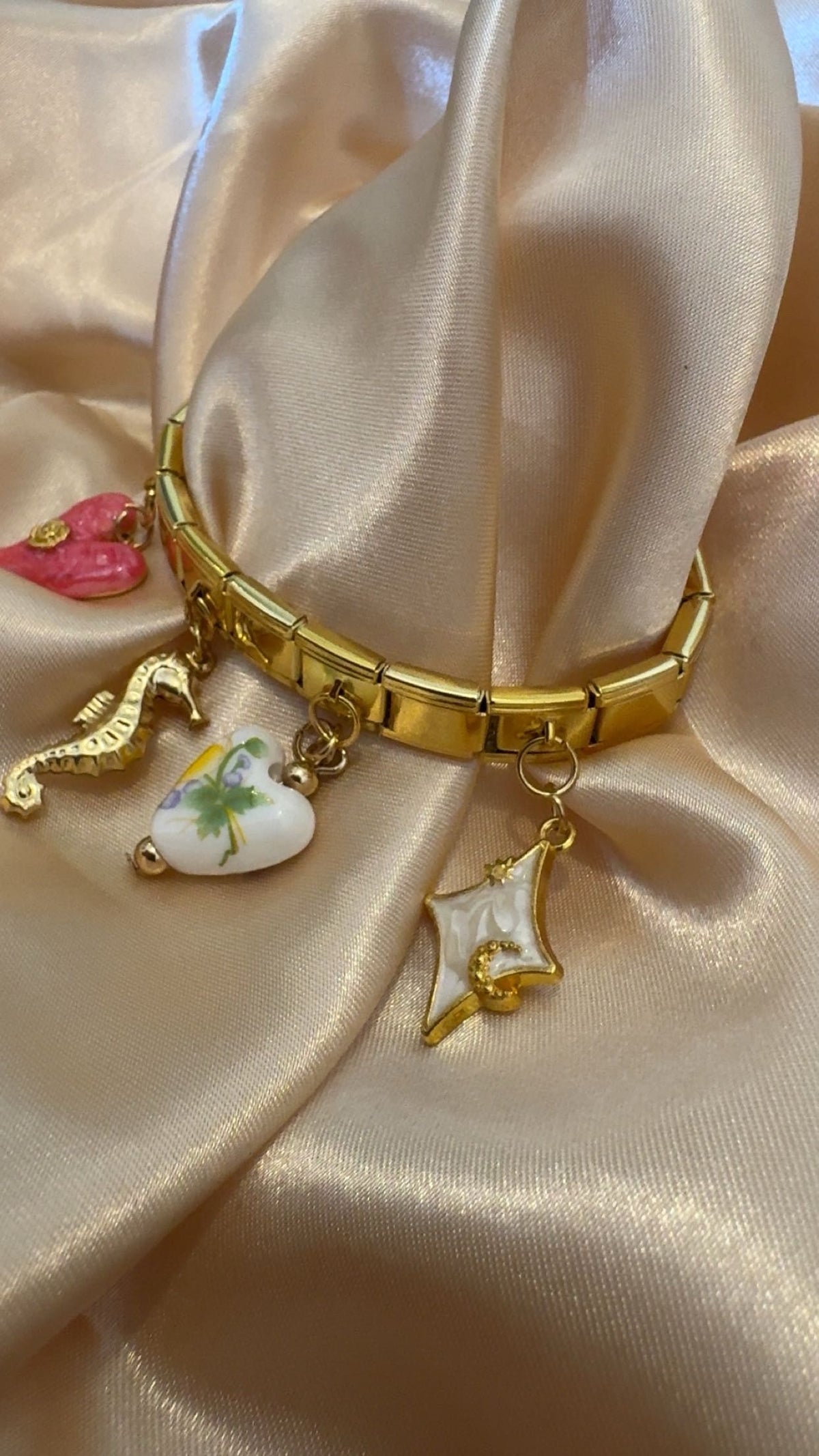Bracelet Italien Jade | Or