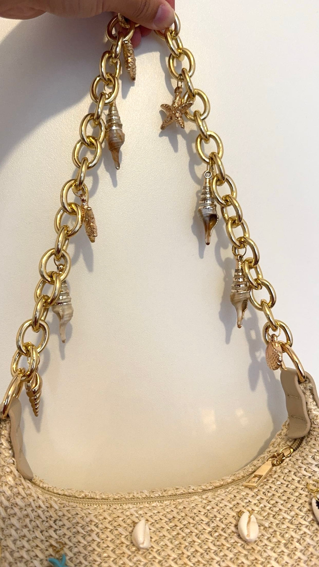 Sac Maldives – Sac crochet beige personnalisé