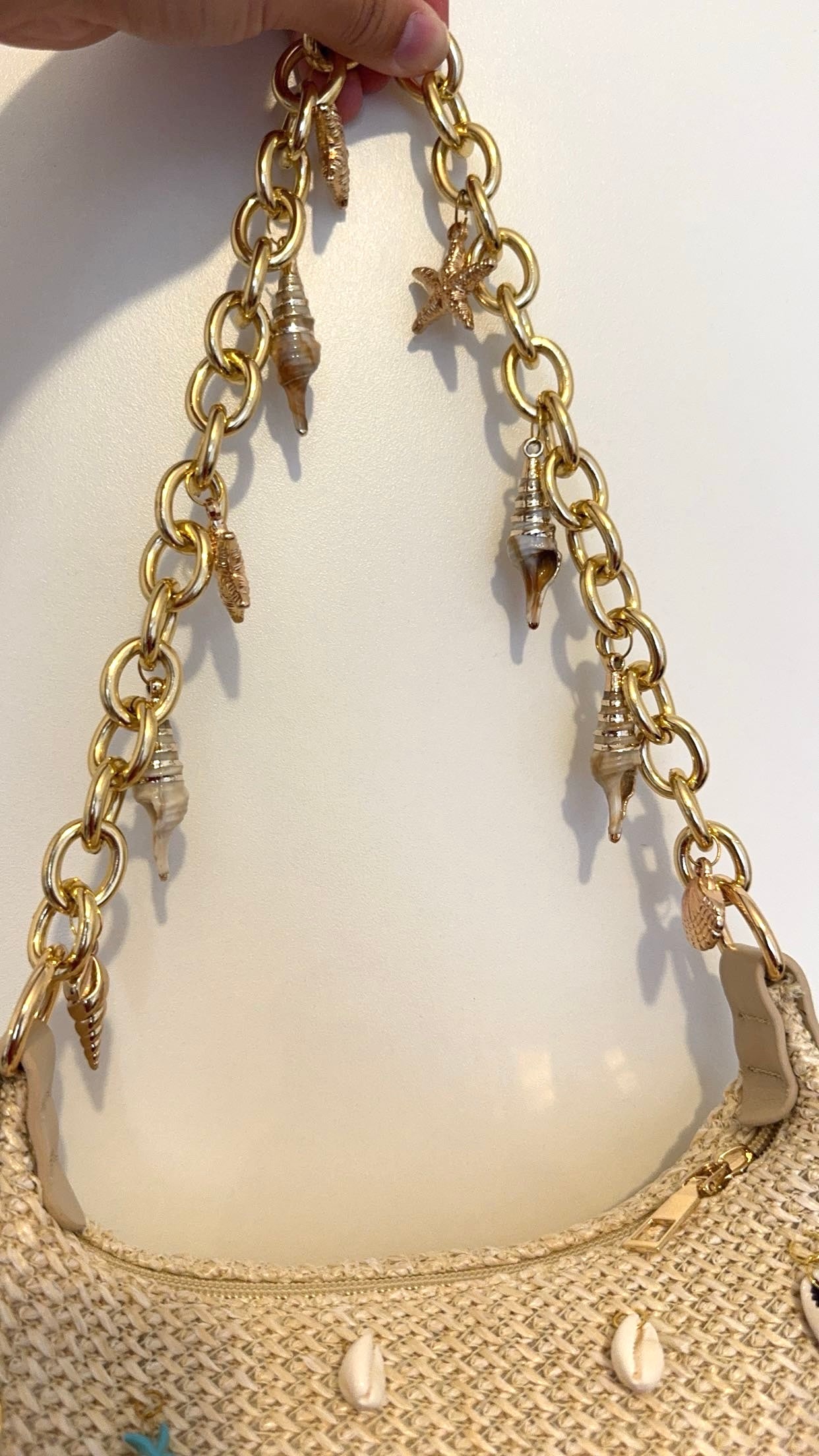 Sac Maldives – Sac crochet beige personnalisé