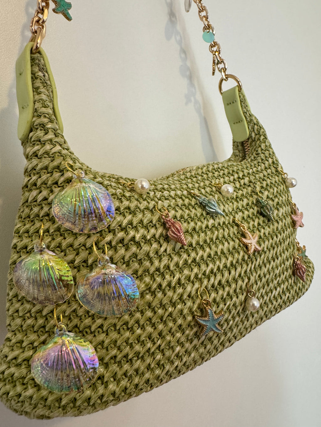 Sac Hawaï – Sac crochet vert personnalisé