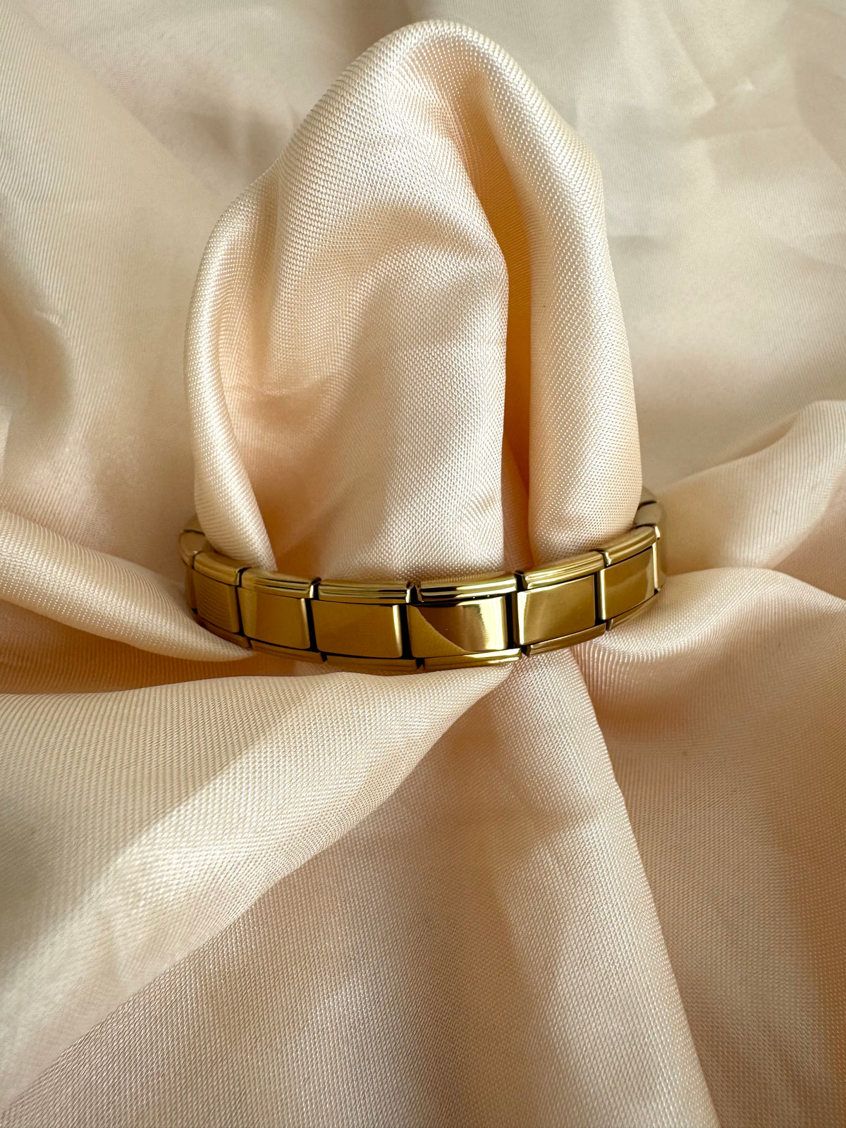 Bracelet italien Léane | Or sans motif