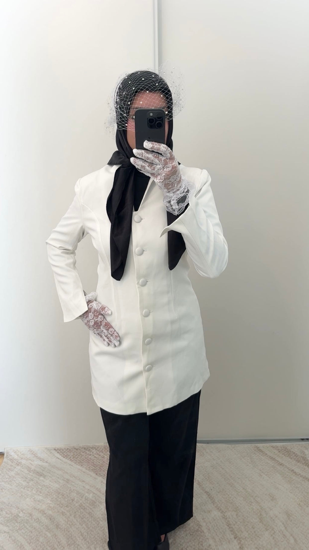 Blazer Prestige | Blanc [GAMME PREMIUM]