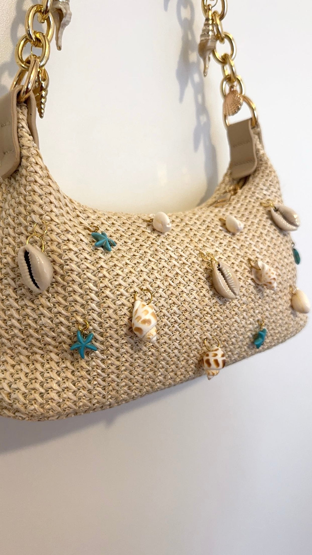 Sac Maldives – Sac crochet beige personnalisé