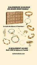 {Pré-Commande} Calendrier de l’avent 24 cases | Doré
